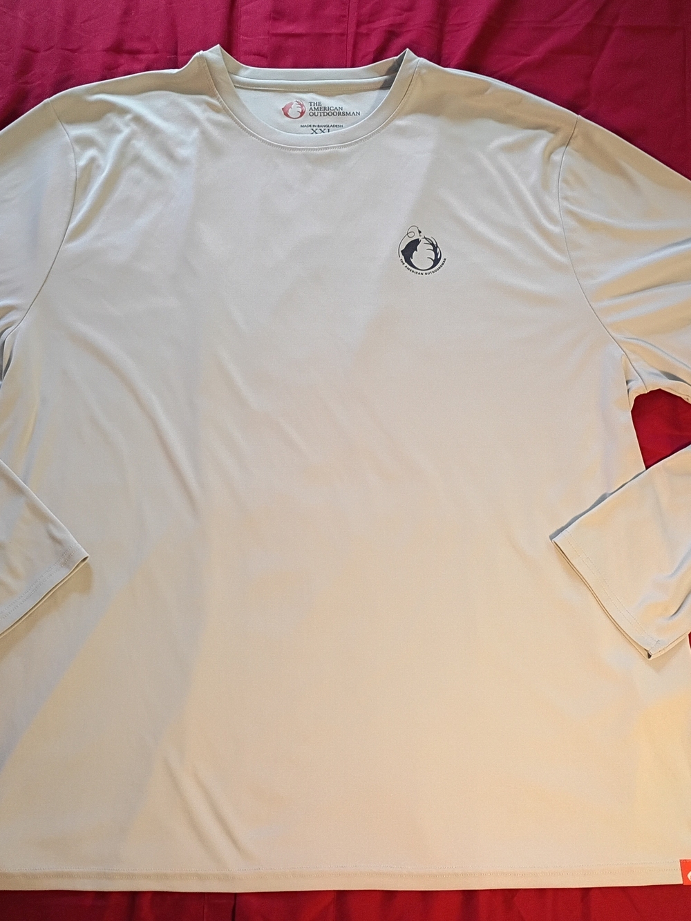 The American Outdoorsman Men’s Long-Sleeve Performance Shirt - Light Beige